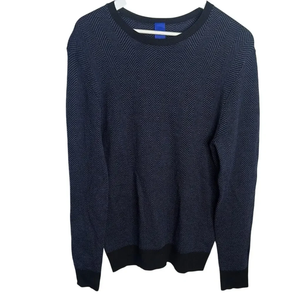 Kit & Ace Men’s Crewneck Long Sleeve Knit Merino Wool Sweater M-264 Sz S